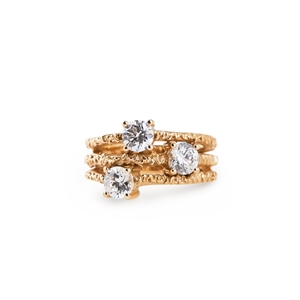 Ring - Triple Stone Bronze Ring